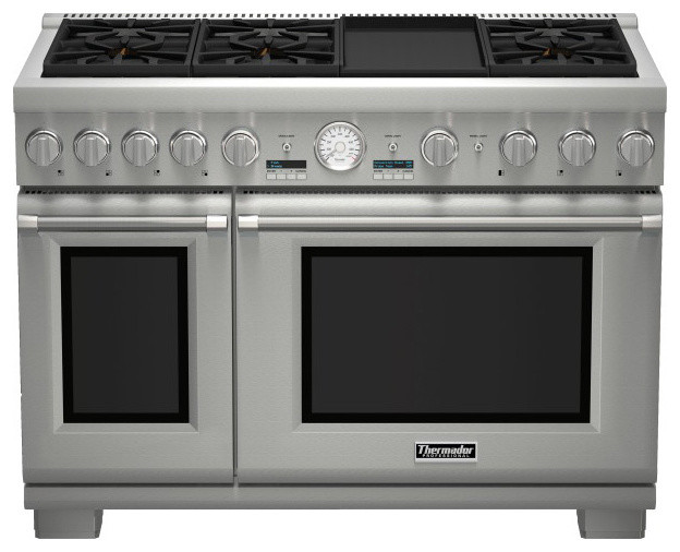 Thermador 48" Pro Grand Dualfuel Range, Stainless Steel PRD486JDGU
