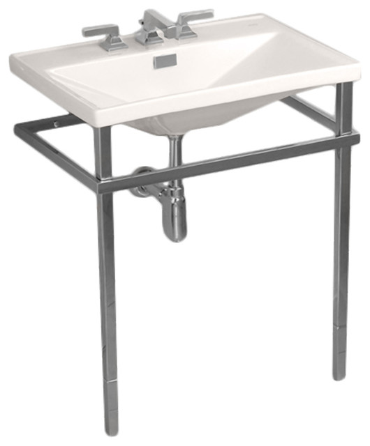 Toto LF930MCP Bone Lloyd Metal Console Lavatory Sink Transitional