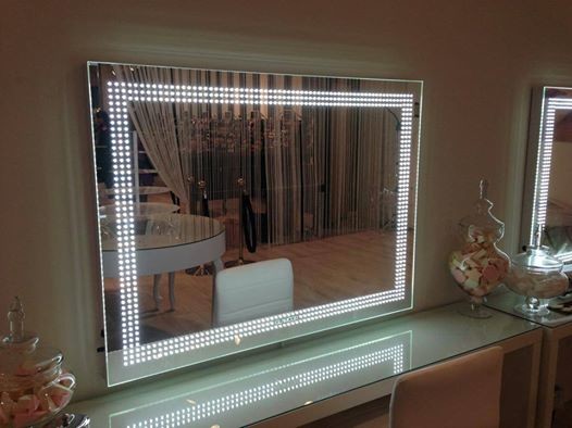 Lighted Mirrors contemporary-bathroom-mirrors
