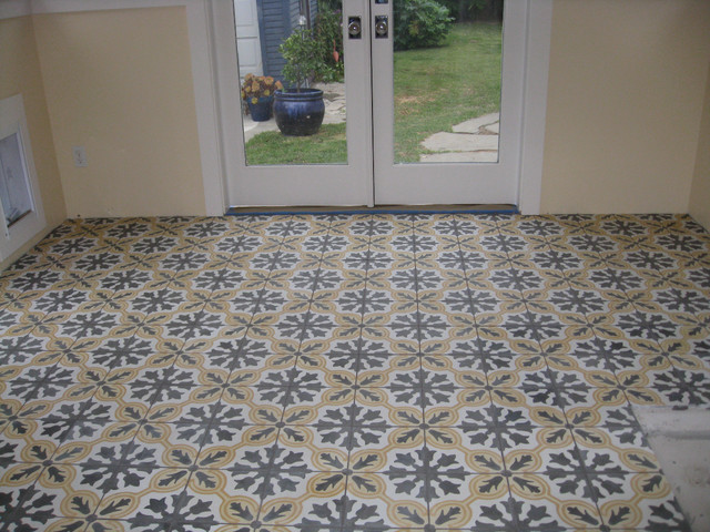 cement tiles floor