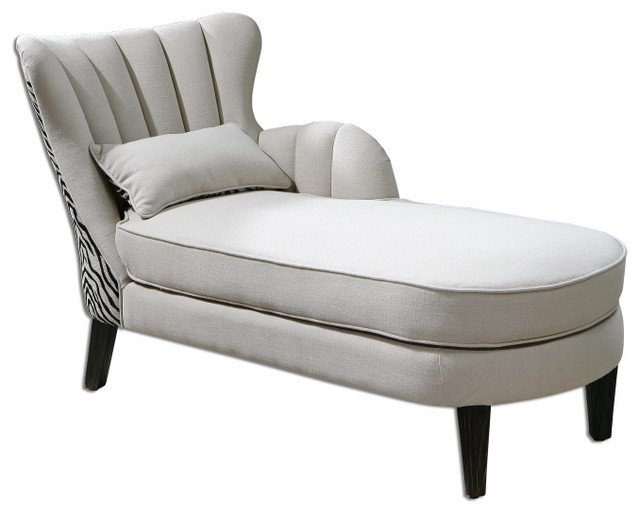 Zea Chaise Lounge Traditional Indoor Chaise Lounge Chairs by