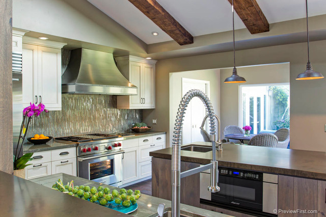 Textural Transformation contemporary-kitchen