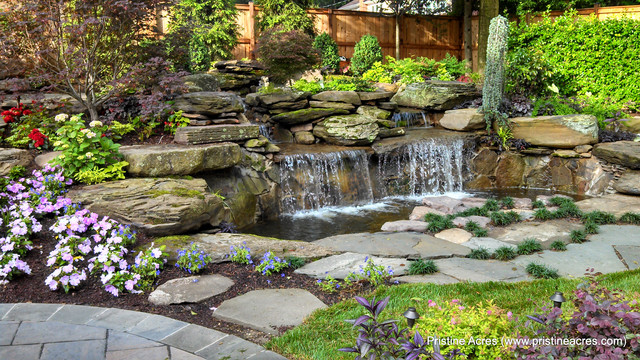 Boulder Waterfall traditional landscape