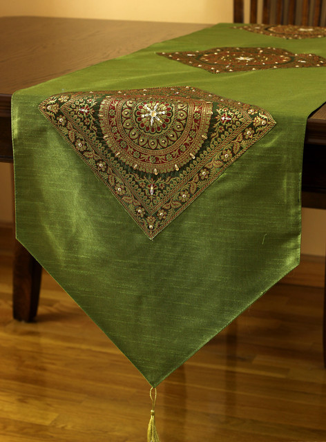 boston   Table Runners Elegant victorian   Banarsi      Runners by  Asian runners table Table