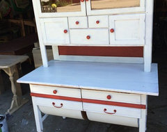 Vintage Painted cupboard hutch display in Lombard, Illinois ~ Krrb Classifieds