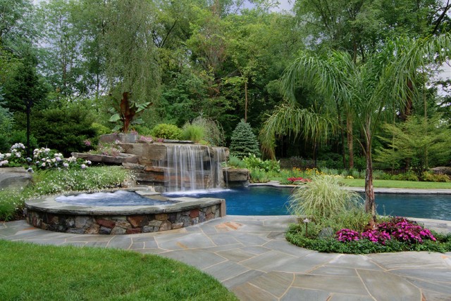 Swimming Pool Landscaping Ideas Bergen County Northern NJ ...