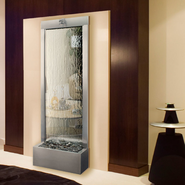 Bluworld 6' Gardenfall Indoor Outdoor Water Fountain Stainless Steel