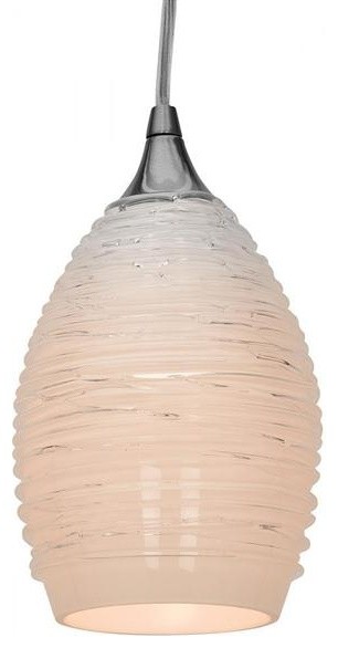 Access Lighting 23733-BS/AMB One Light Steel Down Mini Pendant pendant-lighting