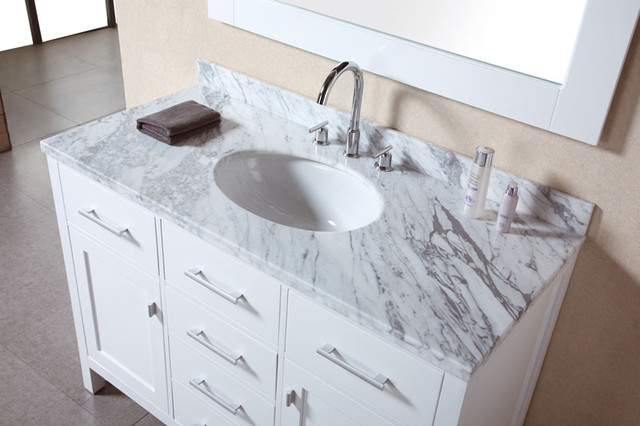 White Bathroom Vanities - bathroom vanities and sink consoles 