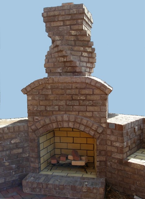Outdoor Fireplaces - Contemporary - other metro - by Pine Hall Brick 