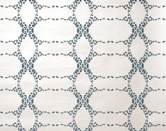 Peacock on Shimmer eclectic wallpaper