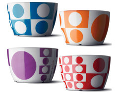 Verner Panton Bowl, Colored modern dinnerware