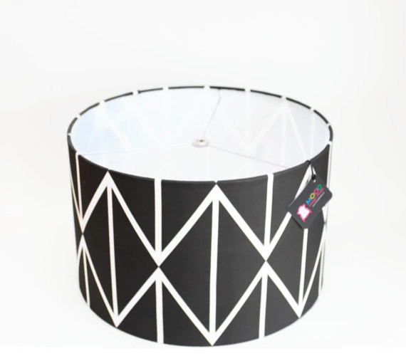 Modern Drum L Shade modern drum l shade black and white geometric Modern Drum L Shade modern drum l shade black and white geometric