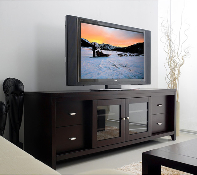 Abbyson Living Clarkston 72inch TV Console Contemporary Home