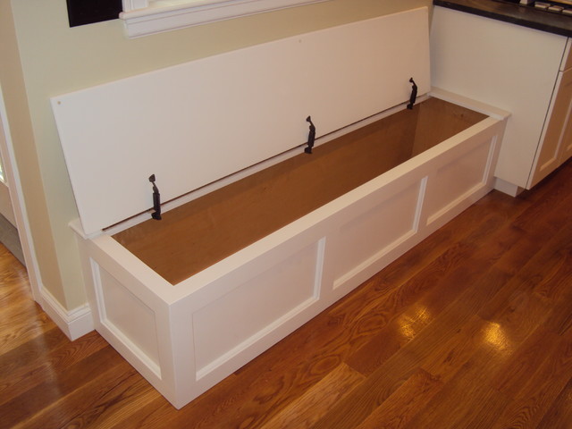 Built-in bench storage - Traditional - Kitchen - boston - by 