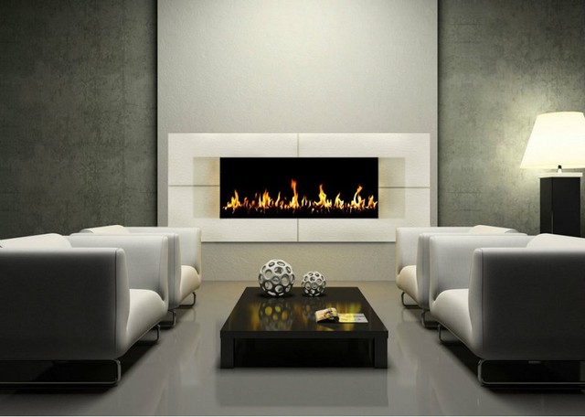 Fireplace Mantels - Modern - Living Room - other metro ...