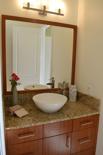 Model Home contemporary bathroom