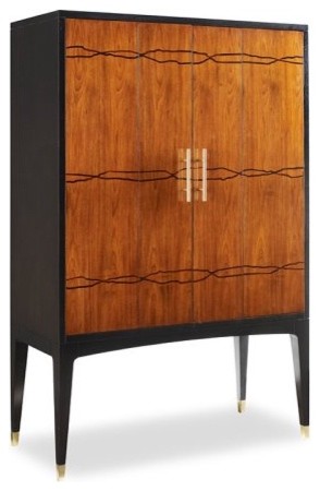 Sharp Mirrored Bar Cabinet - MyHomeImprovement