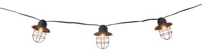 Smith & Hawken Metal Cage String Lights - Modern - Outdoor Lighting - by Target
