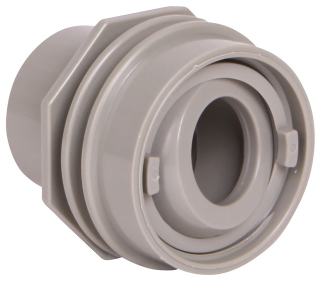 Flush Mount Return Fitting, Light Gray Contemporary Pool Pumps And
