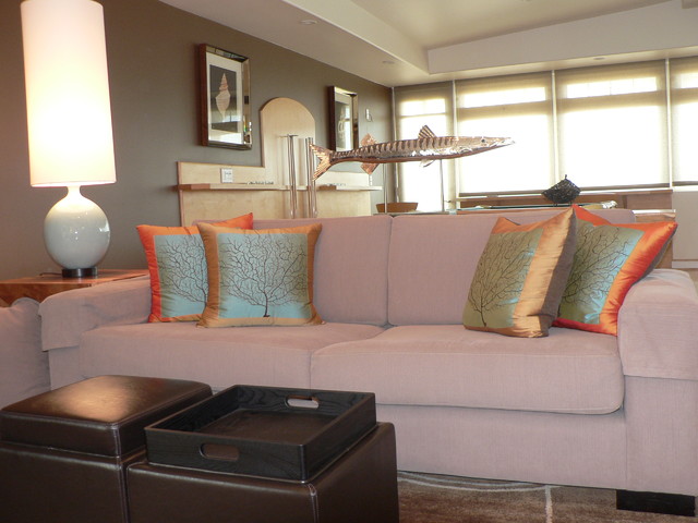 modern living room by Timothy De Clue Design L.L.C