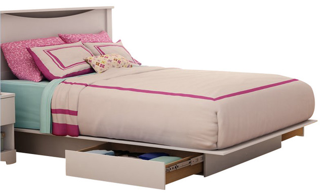 South Shore Maddox Full / Queen Storage Platform Bed Frame Only in ...