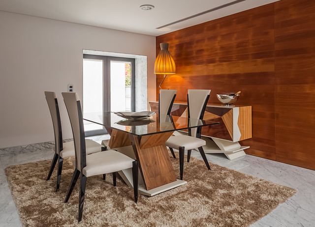 vanity in dining room