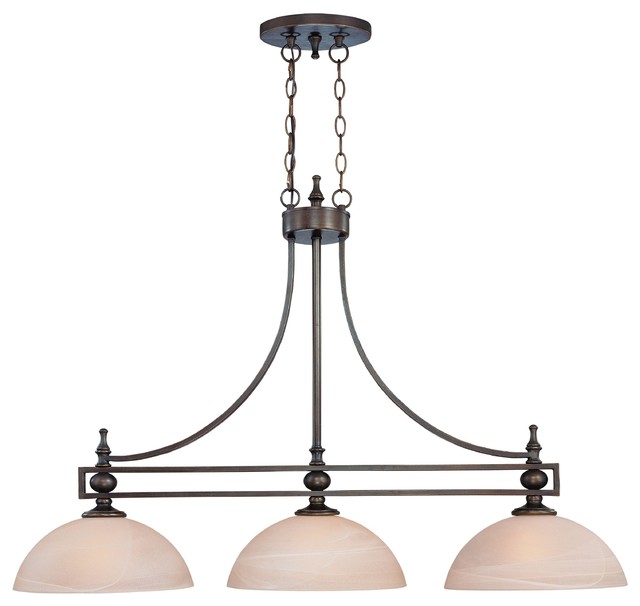 Jeremiah Lighting 25423OB 3 Light Island FixtureSeymour Collection