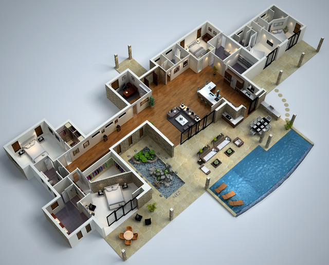 floor plan live home 3d