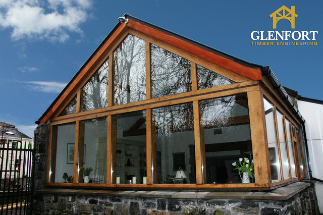 Oak Sunroom, Co. Galway traditional