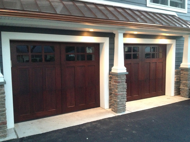 Wooden Garage Doors - Contemporary - Garage And Shed - philadelphia ...