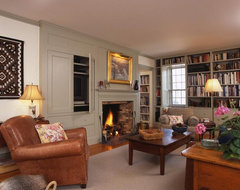 Newburyport Federal - Family Room traditional family room