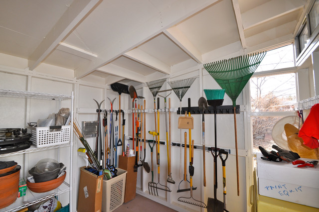 Shed Interiors and Storage Ideas