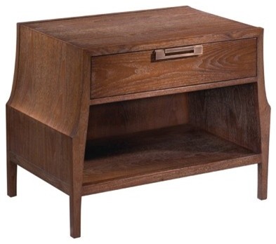 Bandelier Side Table One Drawer - modern - nightstands and bedside ...