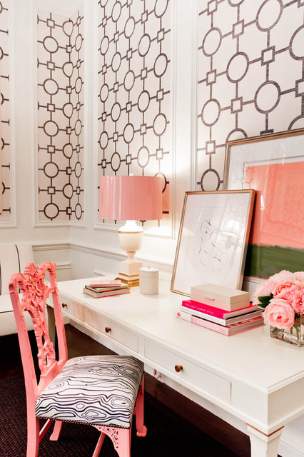 Eclectic home office
