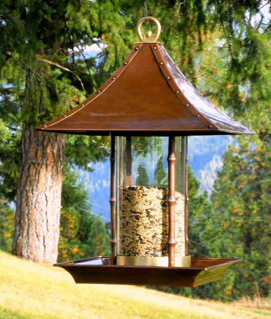 Bamboo Bird Feeder Asian Bird Feeders other metro by