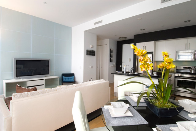 Beacon one bedroom residence - contemporary - dining room - new ...