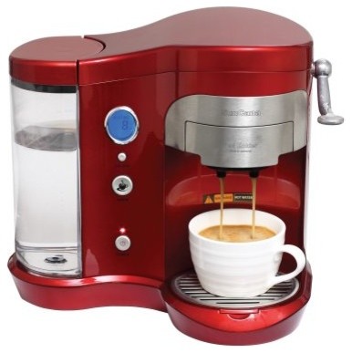 SunCana Single Cup Pod Coffee Maker - Red - Modern - Coffee And Tea Makers - by Hayneedle