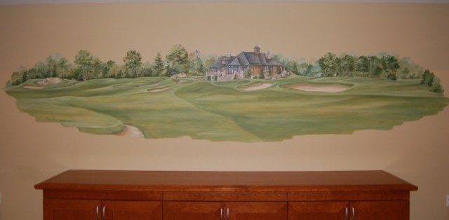 Golf Course Murals traditional-