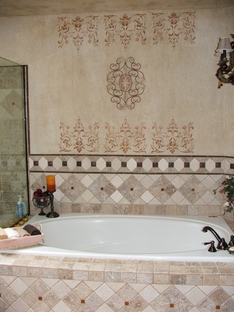 Faux Finishes traditional bathroom