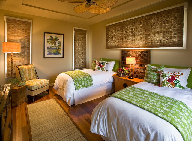 Hawaiian Cottage Style - tropical - bedroom - hawaii - by Fine 