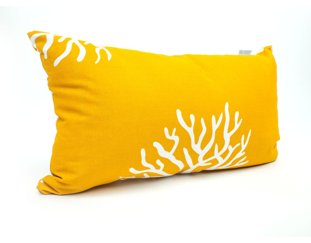 yellow outdoor pillows