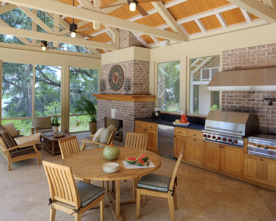 Porch with Outdoor Kitchen