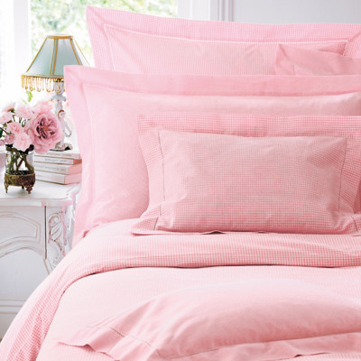 Pink Gingham Bed Linen - Cologne & Cotton - traditional - sheet ...