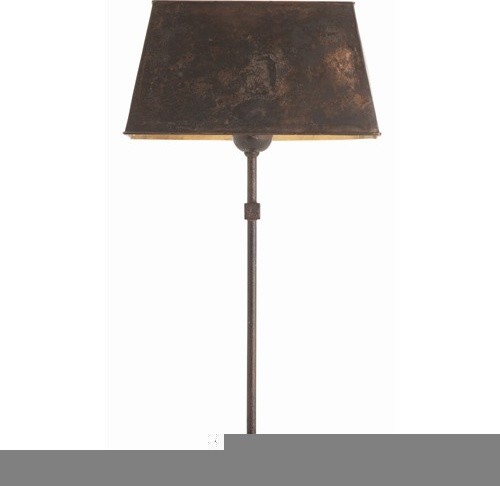 Arteriors Stewart Rust Iron Accent Lamp contemporary-lamp-shades