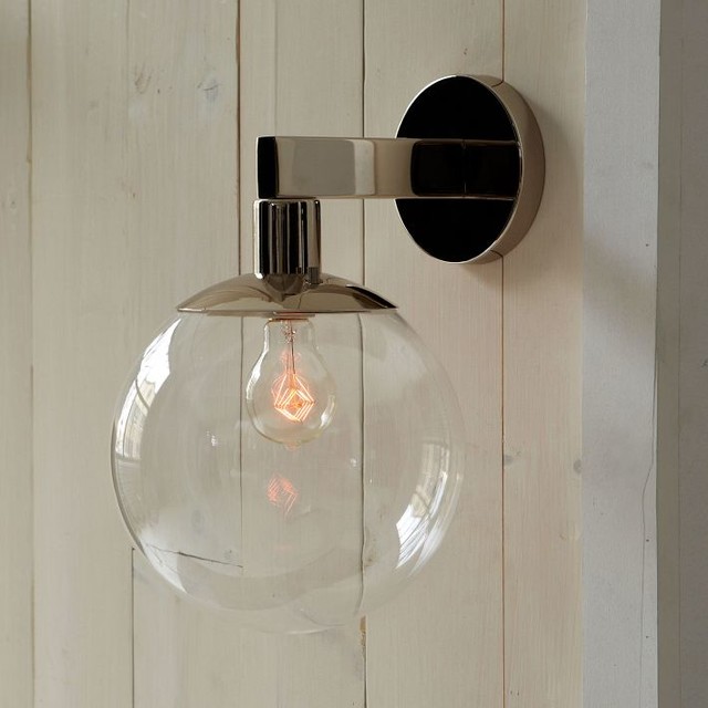 Globe Outdoor Sconce - Modern - Outdoor Wall Lights And Sconces - by West Elm
