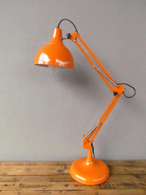 Ledu Desk Table Lamps Lighting Slim Lamp Calhoun Orange Task Lamp Eclectic Desk Lamps