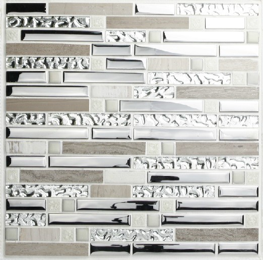 Stainless Steel Mosaic Tile Backsplash