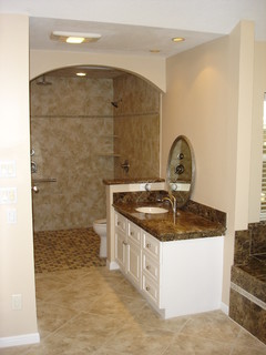 Bathroom Vanities Houston on Master Bath Remodel   Design For Easier Living   Traditional   Houston