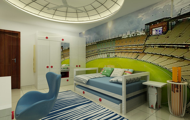 Kids room eclectic